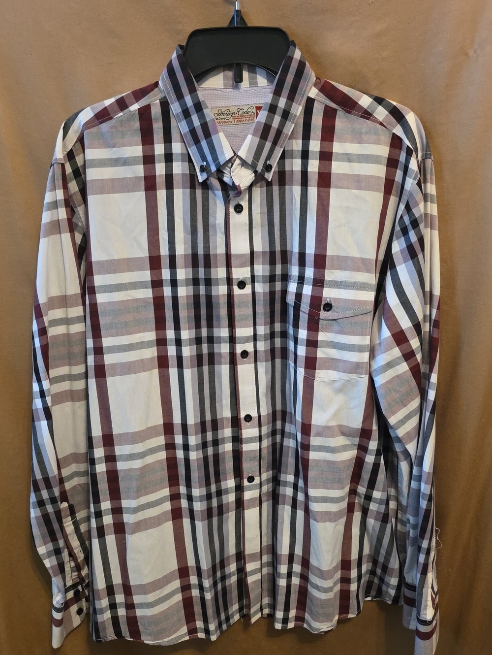 Mens' Sovereign Code Button Down Shirt XL